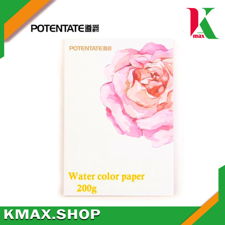 K Max  Potentate Water color pad Ring 300gsm 16 sheets 270 x 190 mm 020762