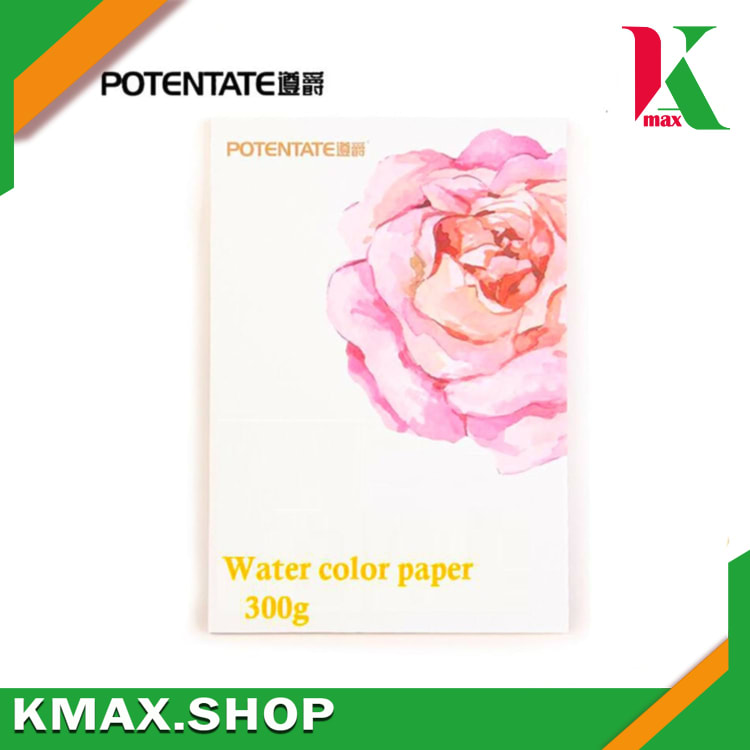 POTENTATE Water Color Paper 300g (37x52cm) 8K size 1 ရွက်