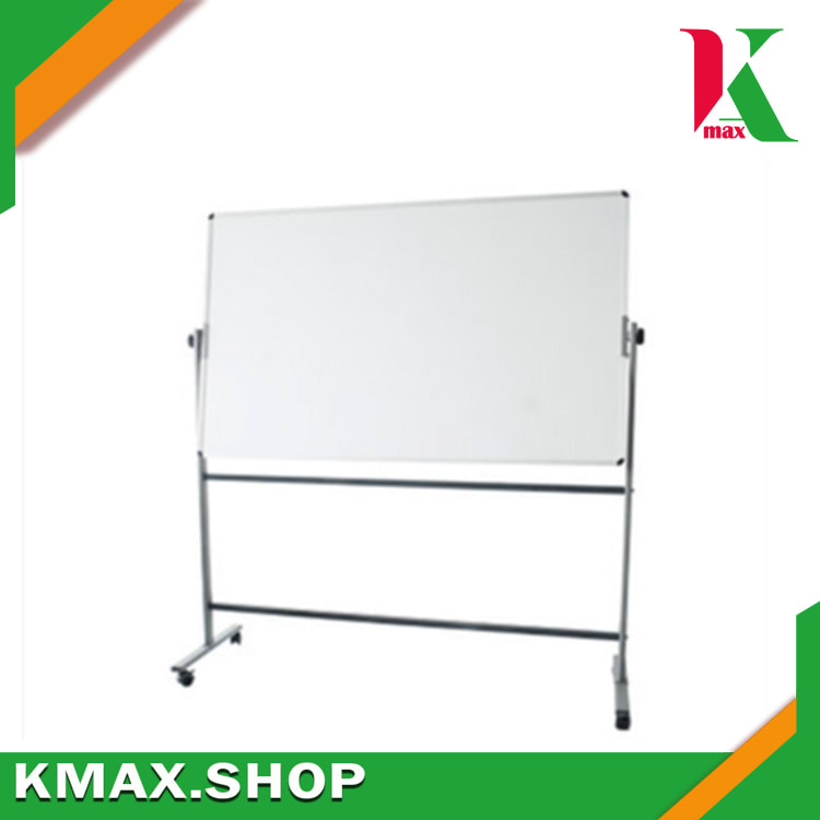 Deli Double side White Board with Stand ( 3ftx4ft ) 7882 Complete Set