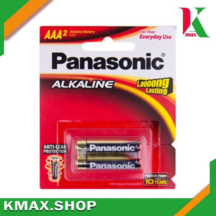 Panasonic Alkaline Battery, AAA( 2 pcs )