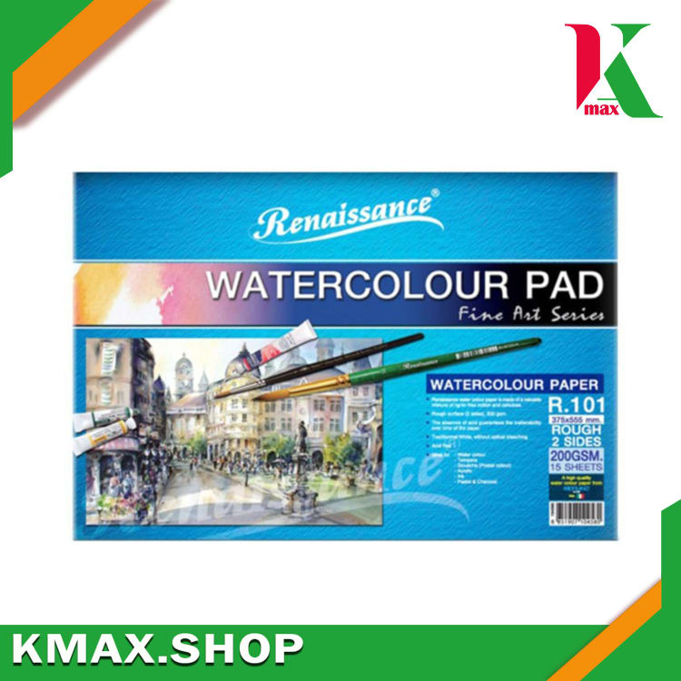 Renaissance Water Color Pad R101 (size 375x555mm) 200g