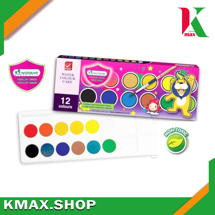 Master Art Water Color Cake 12 colors