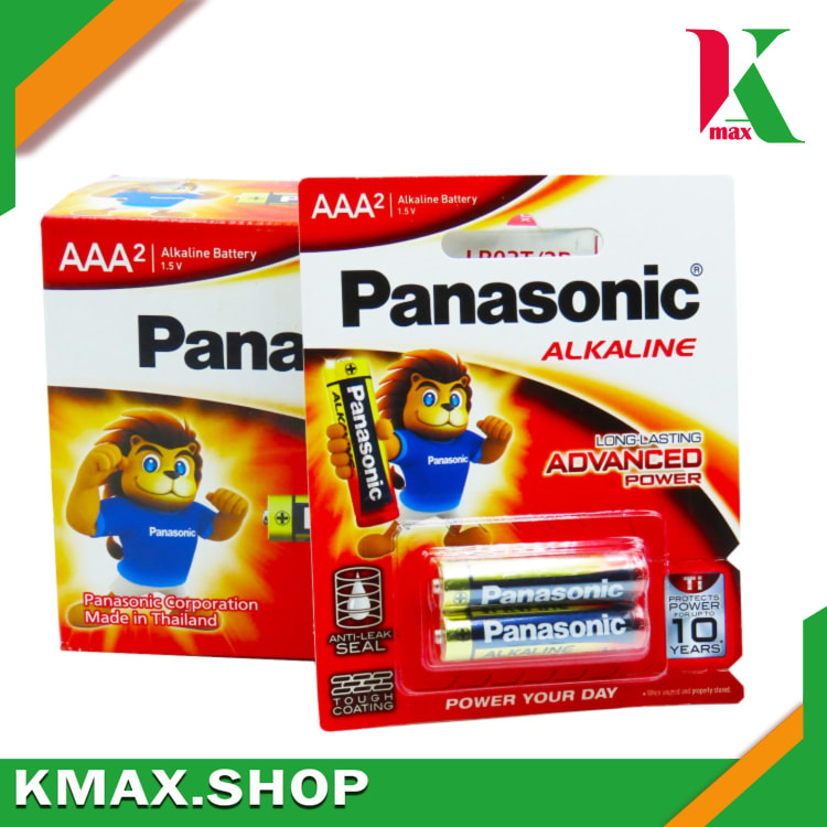 Panasonic Alkaline Battery, AAA  ( Box / 12 card )