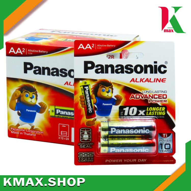 Panasonic Battery  Alkaline , AA ( Box / 12 card )