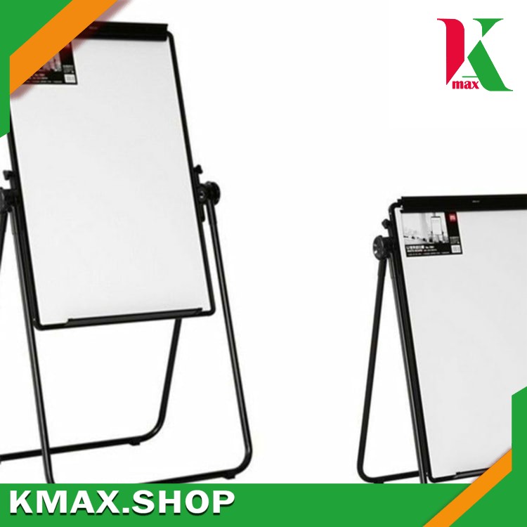 Deli Flip Chart Stand 7891 White Board (Size : 2x3ft / Adjustable Base)