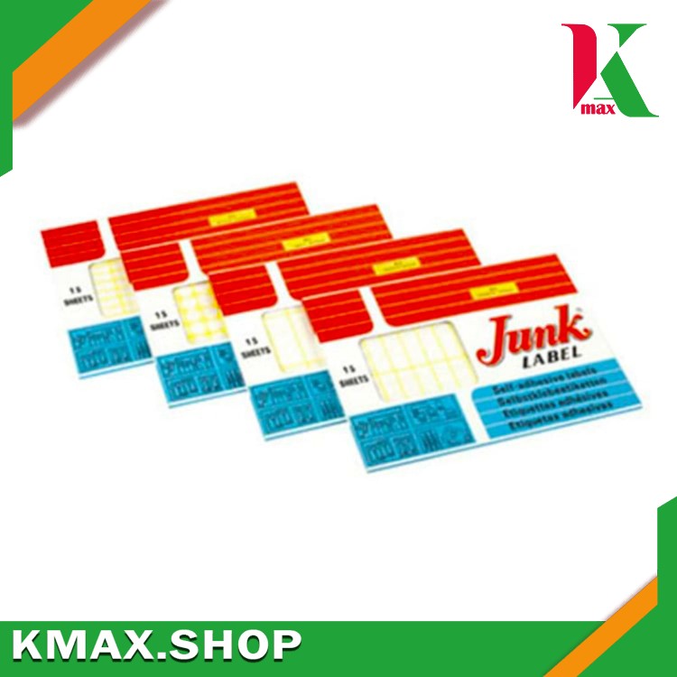 Junk Label  A15 ( 50 x 80 ) mm 120 pcs