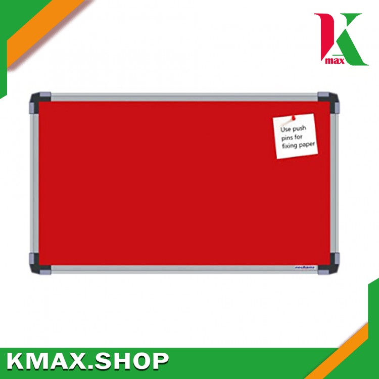 Local Soft Board ( Bulletin Pin Board 4ft x 3ft) RED