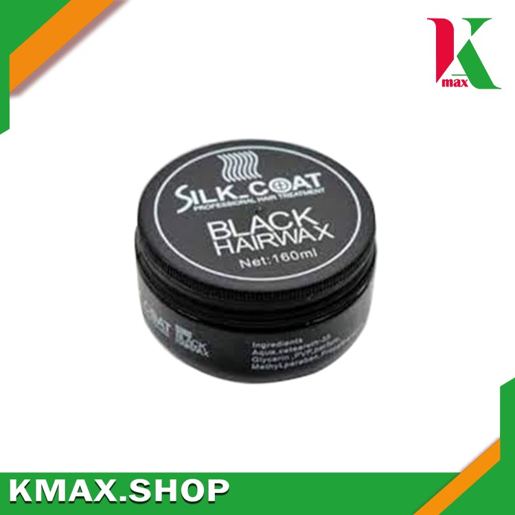 Silk-coat black hairwax 160ml