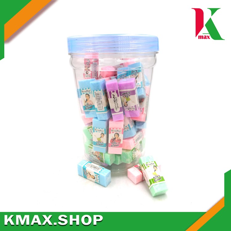 Flex Office Eraser (FO-E06) Plastic 50 pcs/Box