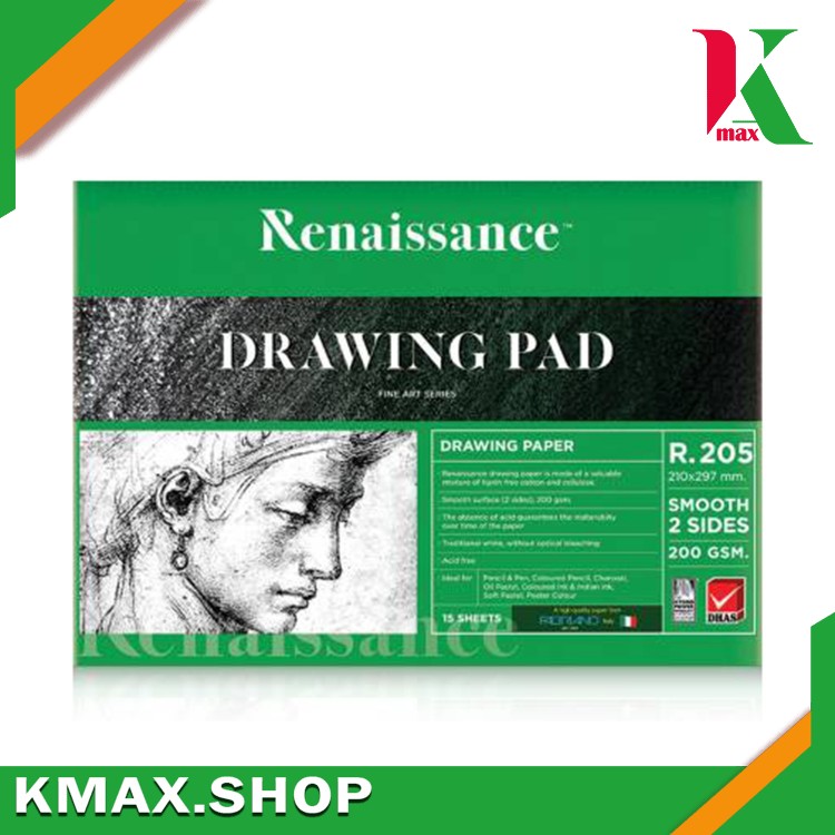 Drawing Book R-205 ( Renaissance ) 210mm x 297mm