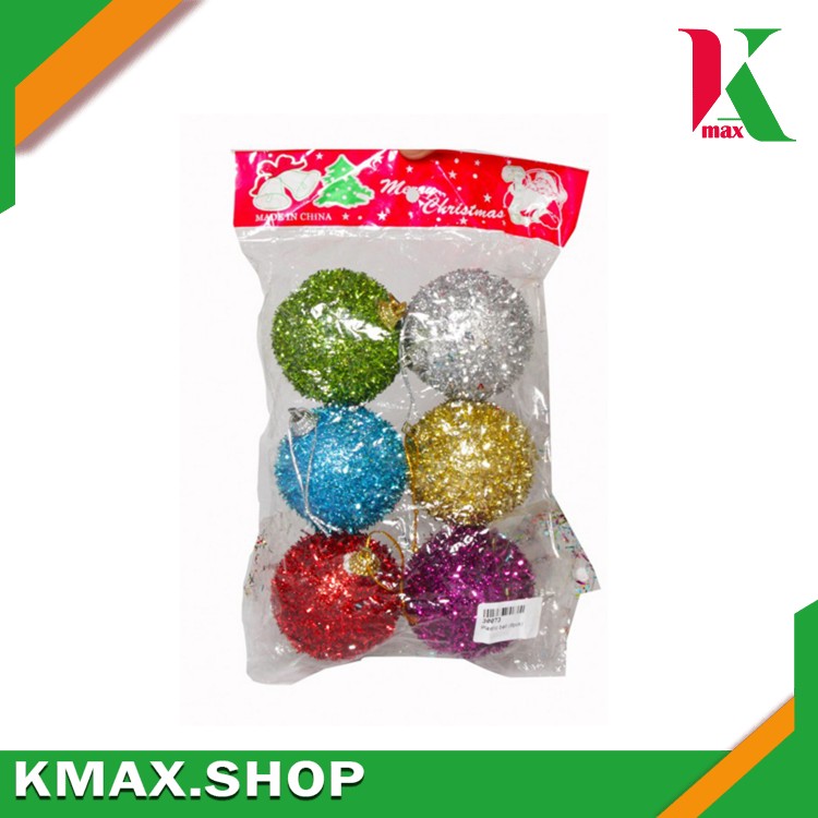 Christmas Accessories Coloring Ball 6 pcs(25-6cm)