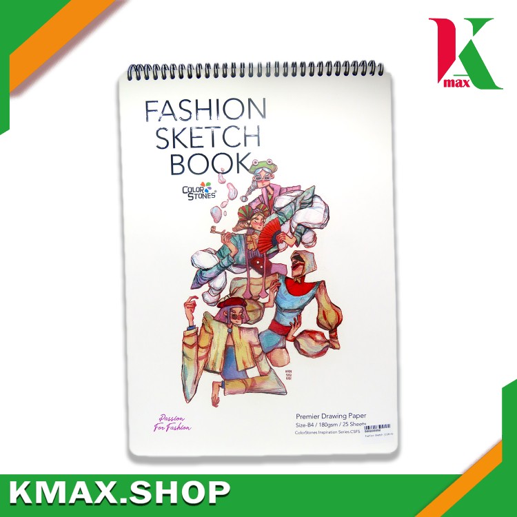 Color Stones Fashion Sketch Book ( CSR 400/CSFS 101 )