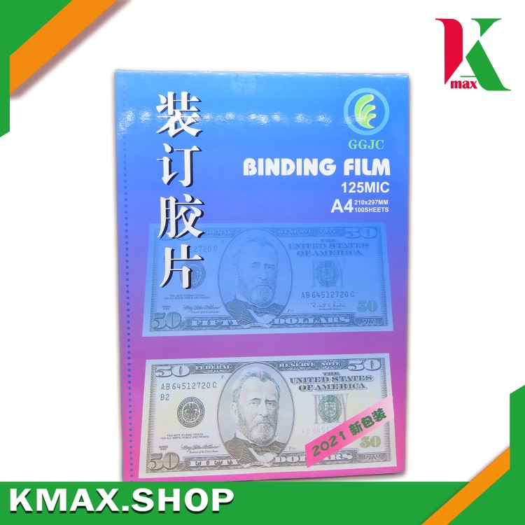 Dollar binding Film A4 Thick 125 Mic