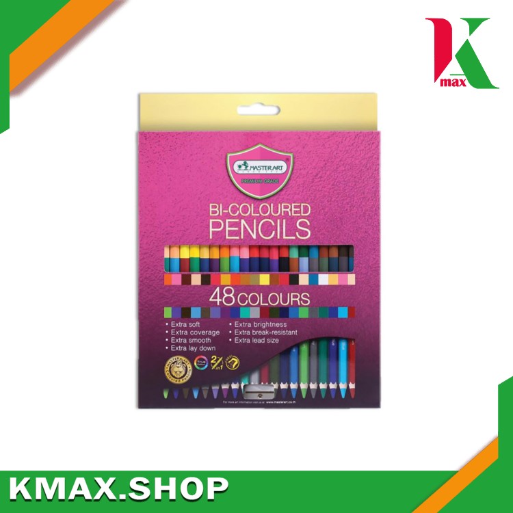 Master Art Color Pencil 48 colors Bi-color