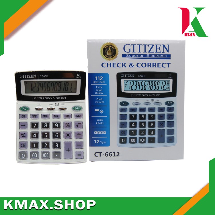 Citizen calculator CT6612