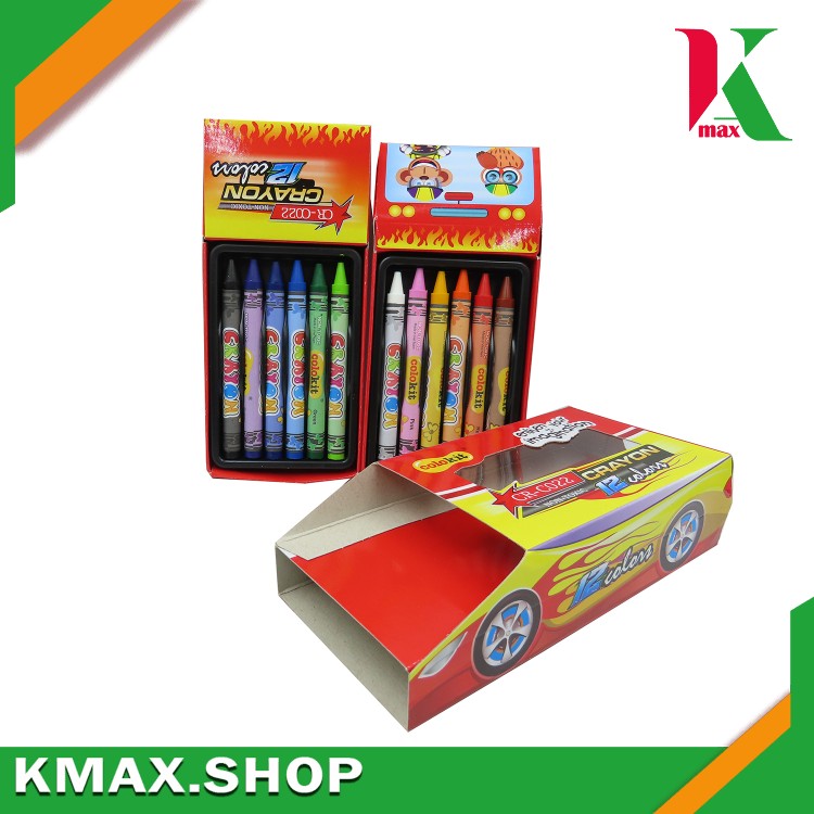 Colokit Car Crayon 12colours CRC-022