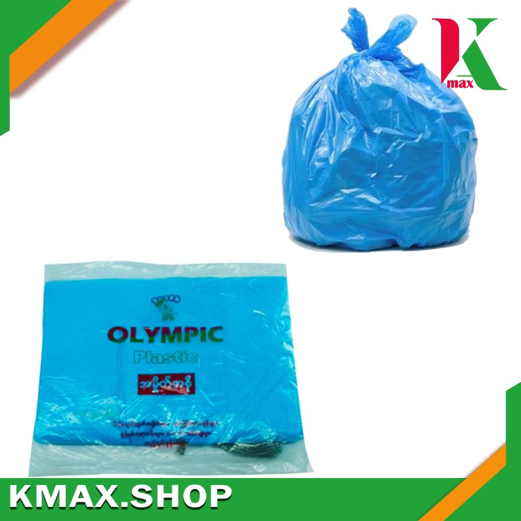 Olympic Dust Bin Bag 36" x 48" Blue Thick (7 pcs)